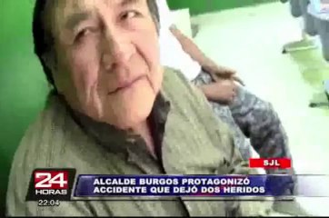 Alcalde de San Juan de Lurigancho es acusado de atropellar a dos personas