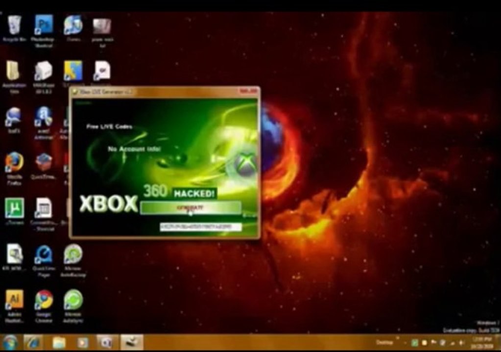 XBOX LIVE Code Generator Download (2013)