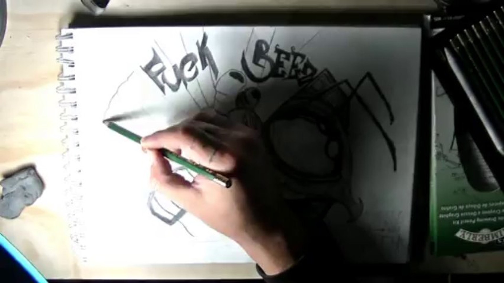 How to Draw a Bug, Bluddy Pencil Style