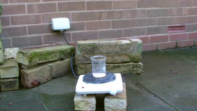 Christmas Candy Dropped In Potassium Chlorate