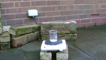 Christmas Candy Dropped In Potassium Chlorate