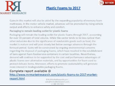 RnRMR: Plastic Foams Industry 2017