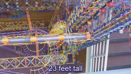 Machine à bille K'nex la plus grande du monde