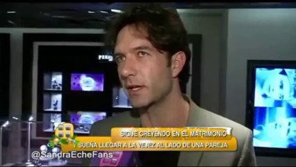 Leonardo de Lozanne muy contento y muy enamorado de Sandra Echeverria