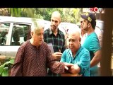 Shabana Azmi, Javed Akhtar & Satish Shah visit Farooq Sheikh’s house