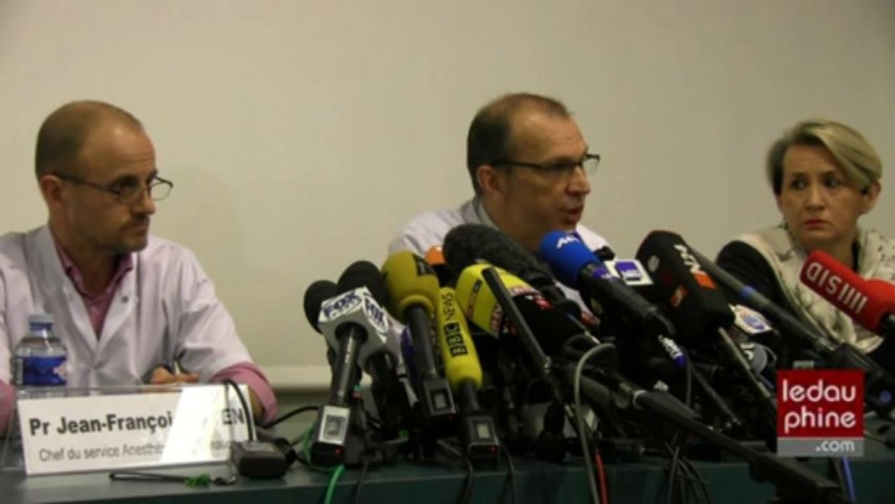 Grenoble : Deuxième conférence de presse sur l'état de santé de Michael Schumacher