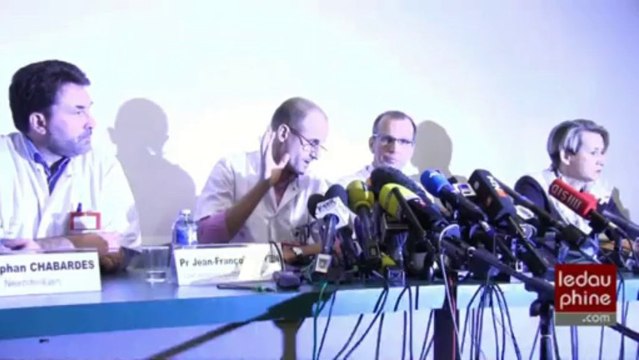 Grenoble : Deuxième extrait de la conférence des médecins de Michael Schumacher mardi 31 décembre