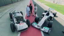 F1: THEN AND NOW - Lewis Hamilton & Sir Stirling Moss meet at Silverstone