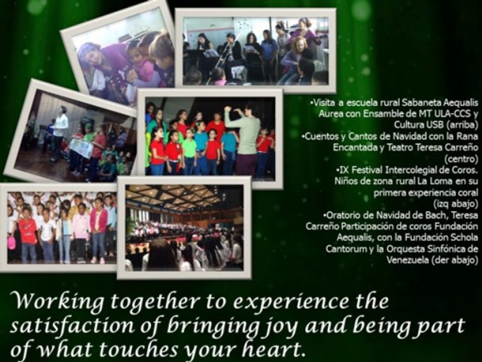 New Year Greeting 2013 Fundación Aequalis