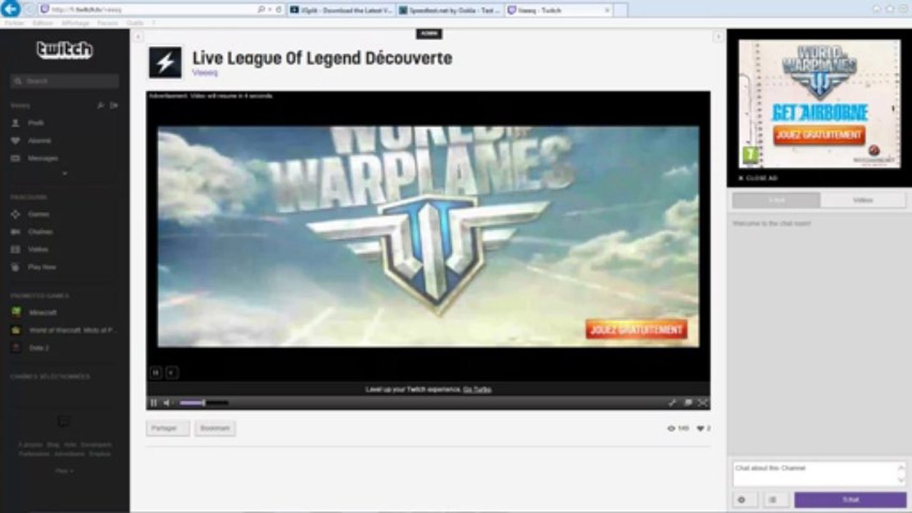 Comment utiliser X-Split, comment Stream