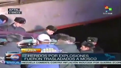 Rusia trasladó a hospitales de Moscú a los 7 heridos en Volgogrado
