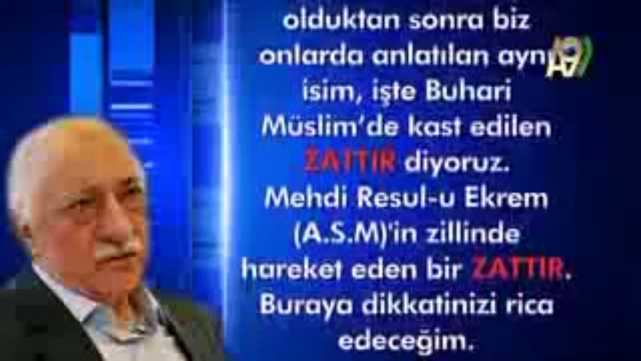 Fethullah Gülen Hocaefendi, Hz. Mehdi (as)'ın şahıs olarak geleceğini anlatıyor