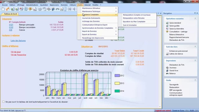tutoriel parametrage dossier EBP Compta V18