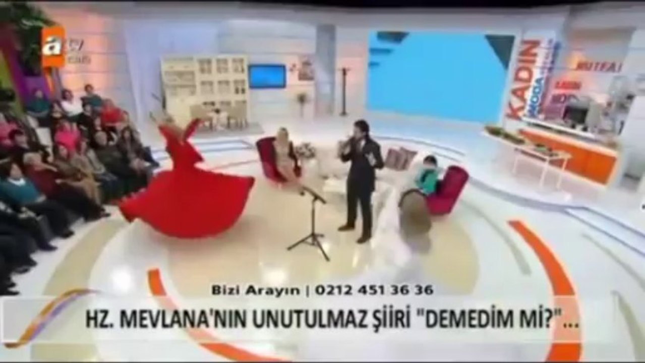 Atv Ekranlarında Hz. Mevlana' dan Demedimmi ve O Geliyor Şiirleri ile K. Alper ÖZDEMİR