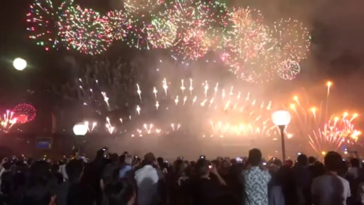 Australie- Feu d'artifice du nouvel an 2014! Bonne année...(suite)