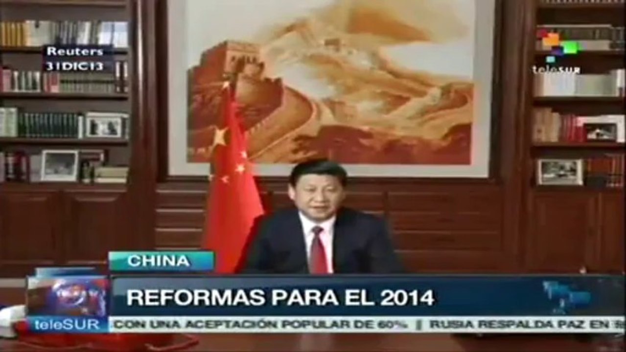 Optimismo de Xin Jinping en un mensaje de año nuevo para los chinos