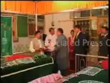 Bilawal Bhutto Zardari with Aseefa and President Zardari visited the mausoleum of last Mughal emperor Bahadur Shah Zafar