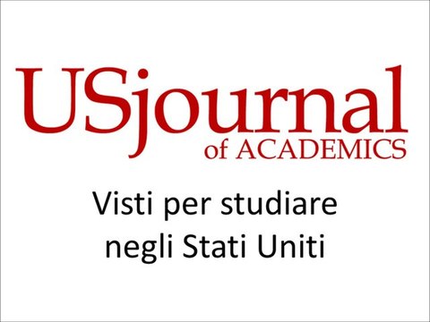 Visti per studiare negli Stati Uniti