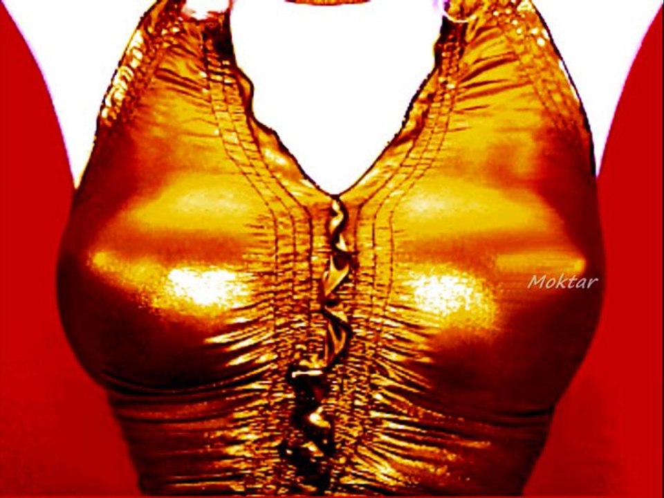 MARILYN MONROE -GENTLEMEN PREFER BLONDES -GOLDEN DRESS (GOLD) -BY MOKTAR