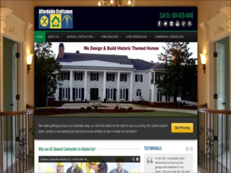 AC Atlanta General Contractors call 404-620-4441 in Atlanta Ga