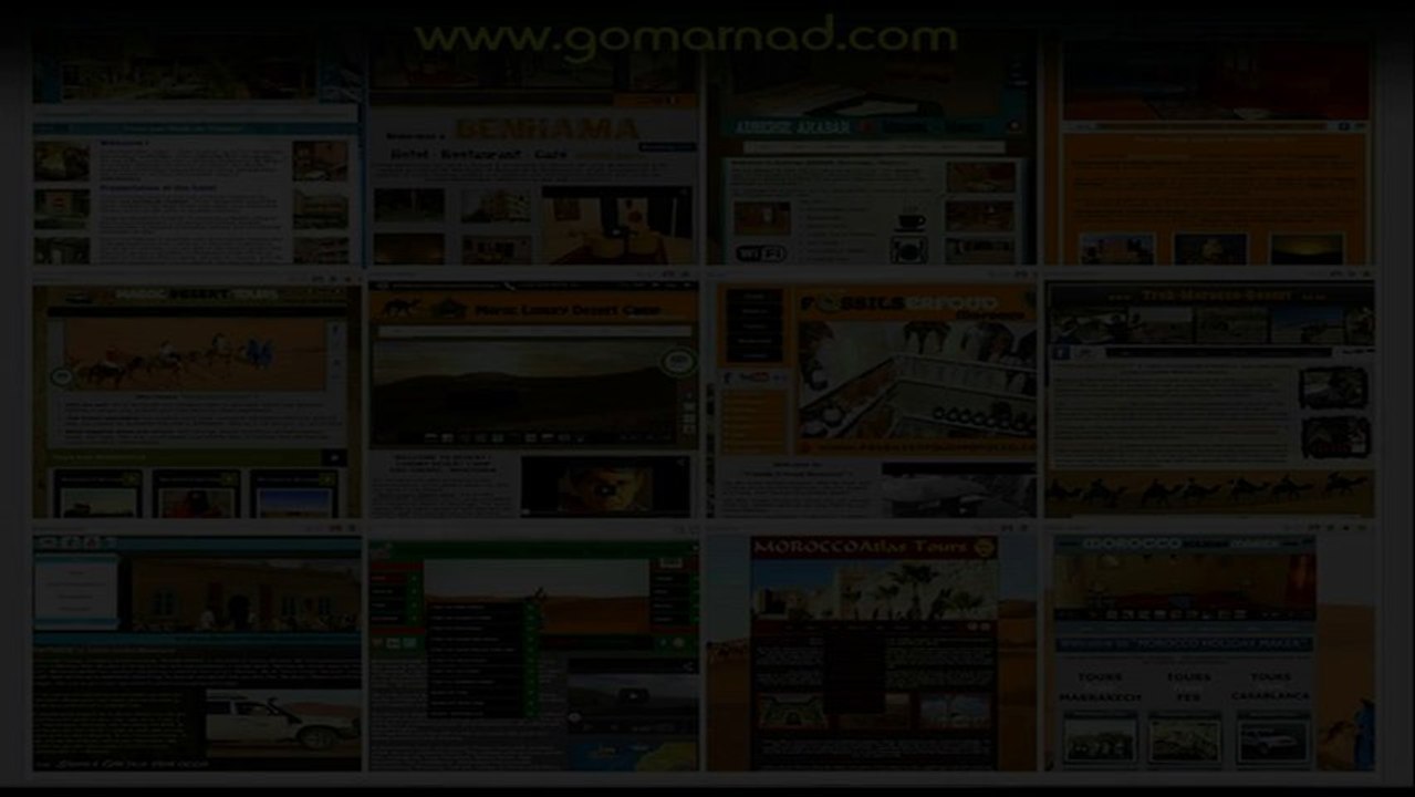 Gomarnad Maroc/Morocco -Creation site web - Impression - Photographie - SEO - Referencement - Publicite ONLINE