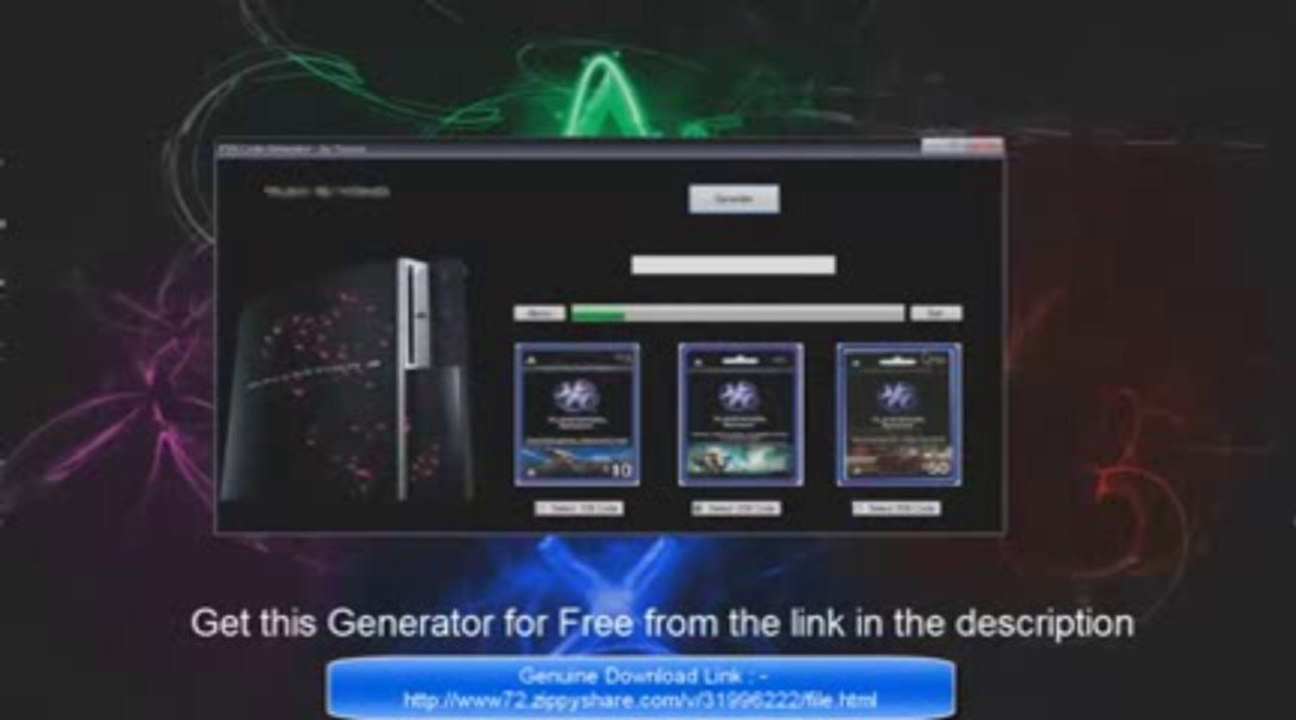 [December 2013] Latest Updated Free PSN Code Generator Online free psn code