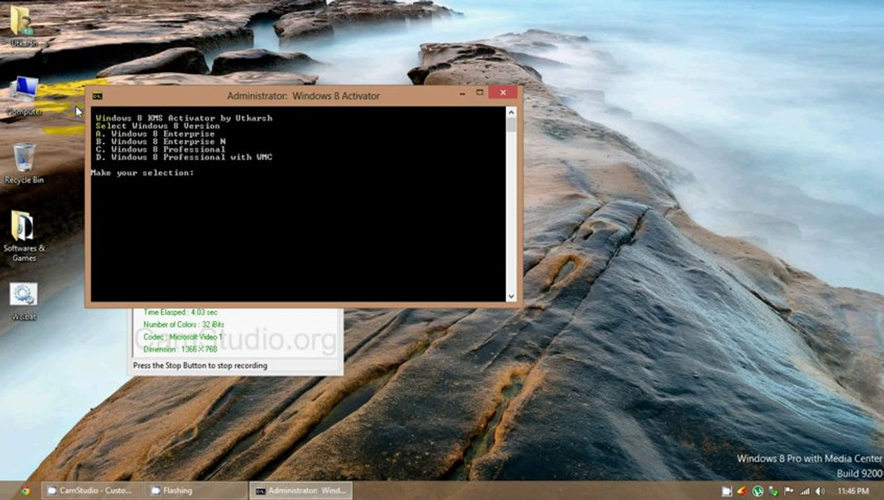 Windows 8 RTM KMS Activator 100% Working New Server + Activation Backup _ Restore + MAK Keys