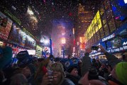 Times Square Ball Drop Brings in 2014 - New York City New Year's Eve 2014