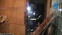 Una explosión causa daños en dos viviendas en Madrid