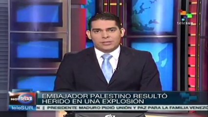 Resulta herido por explosión embajador palestino en la República Checa