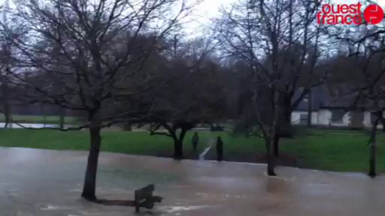 Le Blavet en crue
