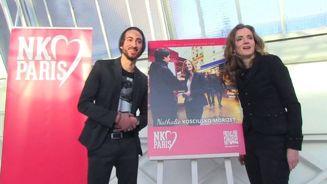 L'annonce des résultats du concours d'affiches de campagne de NKM organisé par Myphotoagency