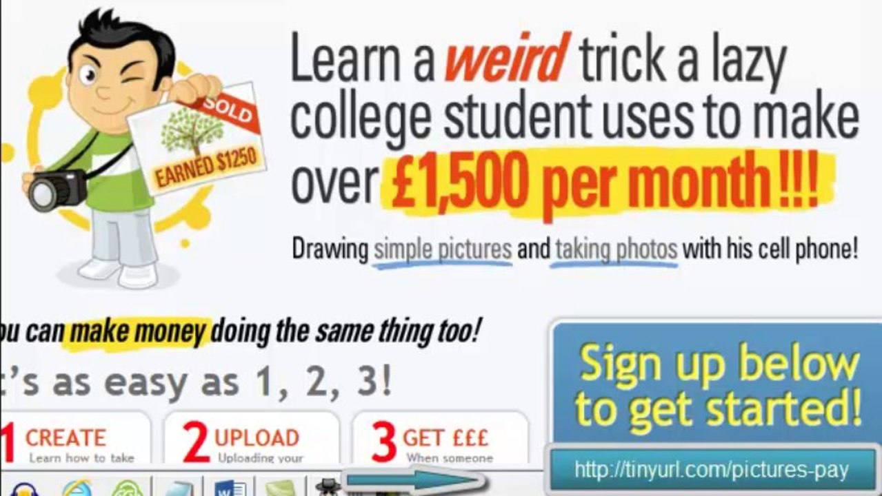 Make Money Taking Pictures Online