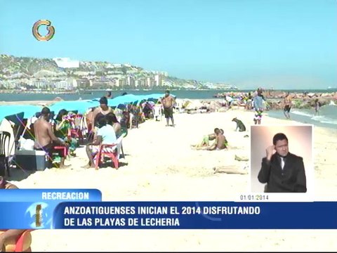 Anzoatiguenses visitan playas para sacarse las energías negativas y recibir cosas buenas este 2014