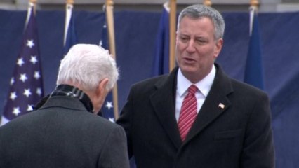 Bill de Blasio sworn in as 109th mayor of New York City