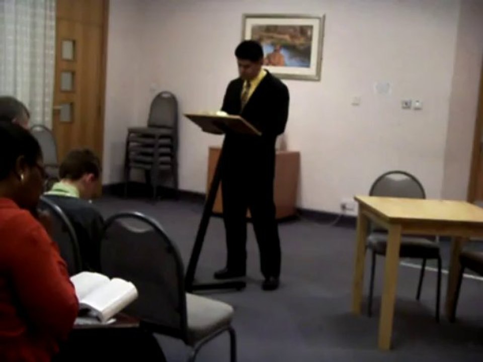 discurso em colindale