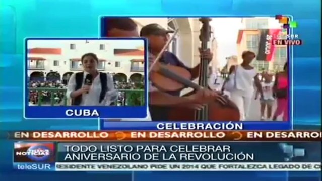 Cubanos conmemoran 55 aniversario del triunfo revolucionario
