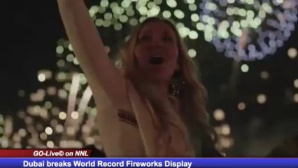 Dubai Sets World Record for Fireworks Display