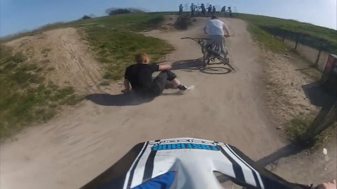 The Weird Bmx Accident - Go Pro HD Hero