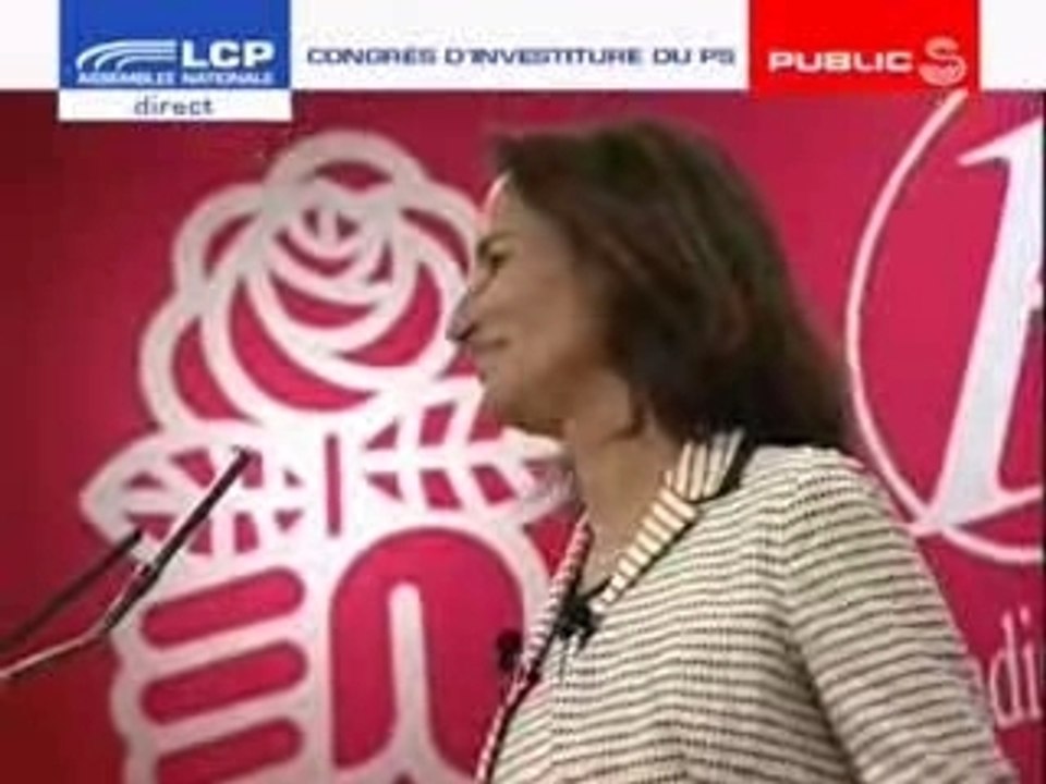 Segolene - Congres investiture PS
