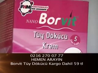 EN İYİ TÜY DÖKÜCÜ KREM NANO BORVİT1.18
