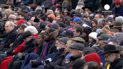 New York's new mayor Bill de Blasio sworn in