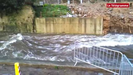 Quimperlé. La basse ville sous les eaux