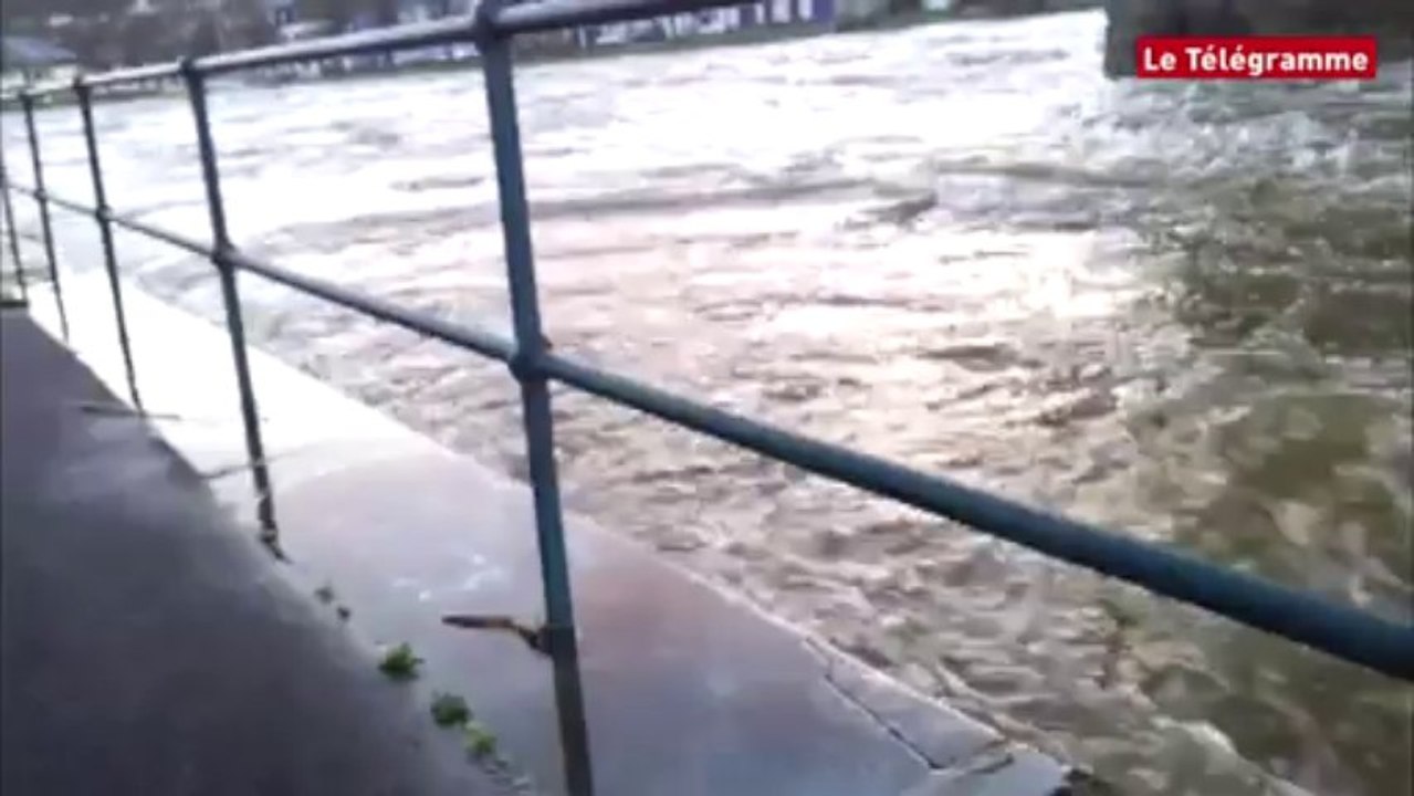 Châteaulin. L'Aulne a débordé cette nuit
