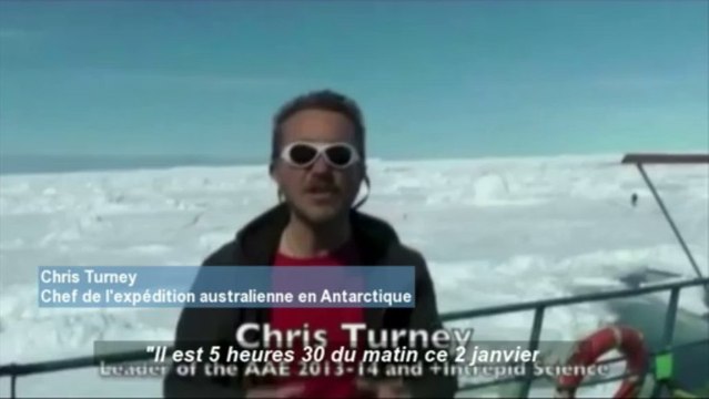 Enfin évacués après avoir été bloqués par les glaces de l'Antarctique