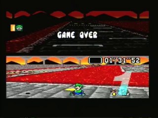 Bowser Castle 2 Non-Nbt 1'31"52 (Pal, with Luigi)