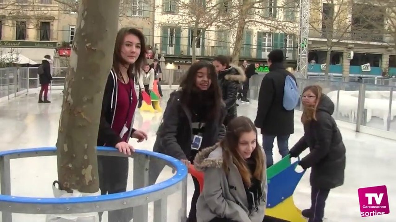 Les stagiaires de Tvcarcassonne ont testé pour vous : la patinoire ! De beaux moments de chutes et de fous rires...