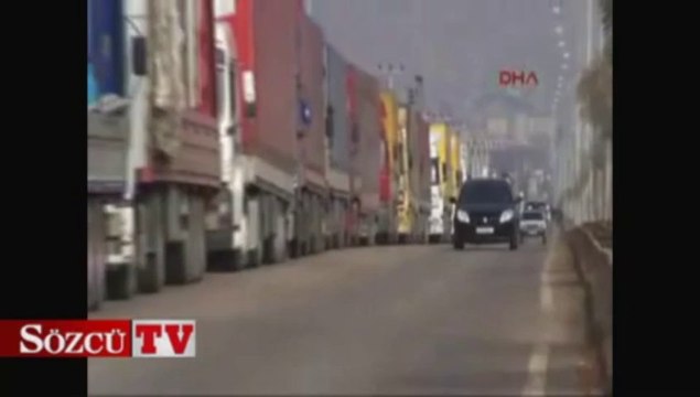 Öncüpınar sınır kapısında yoğunluk