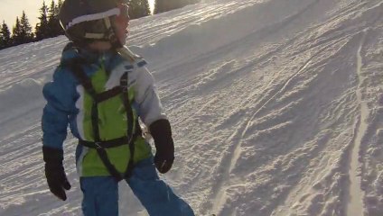 Les enfants à ski - Fin d'année 2013