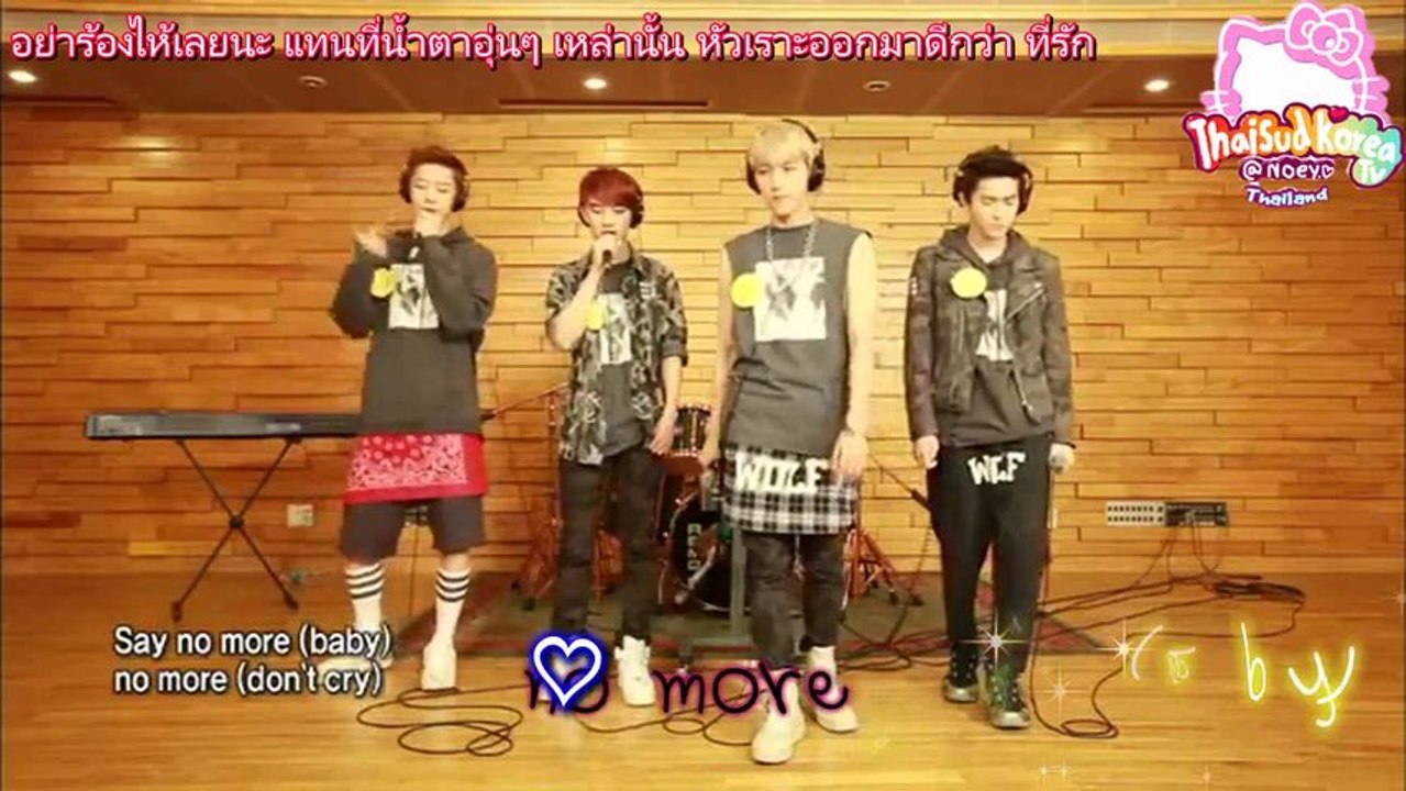 [Karaoke_HD+ThaiSub]Global Request Show_Baby, Don't Cry by EXO